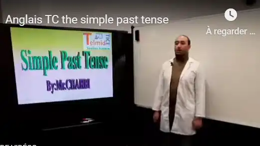 Anglais TC the simple past tense