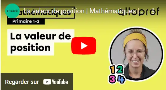 La valeur de position | Mathématiques | Primaire
