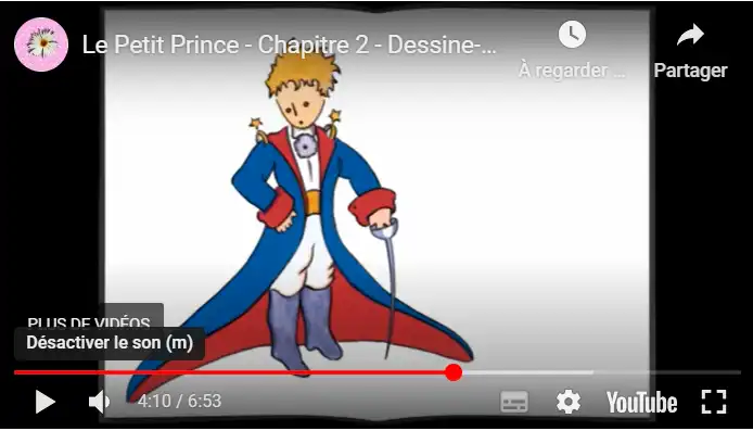Le Petit Prince - Chapitre 2 - Dessine-moi un mouton