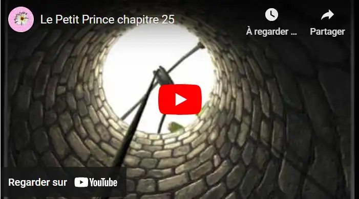 Le Petit Prince chapitre 25