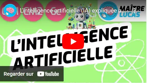 L'intelligence artificielle (IA) expliquée aux enfants CM1 - CM2 - 6e - Sciences - Technologie