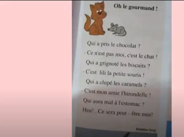 Oh le gourmand! unité 3 «mon livre de français» 2aep (répétée 3fois)