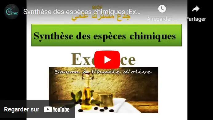 Synthèse des espèces chimiques :Exercice d'application
