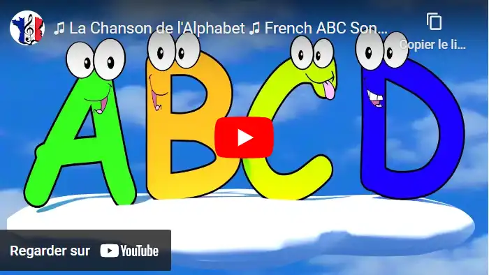 ♫ La Chanson de l'Alphabet ♫ French ABC Song ♫ French Alphabet ♫ Les Lettres de l'Alphabet ♫