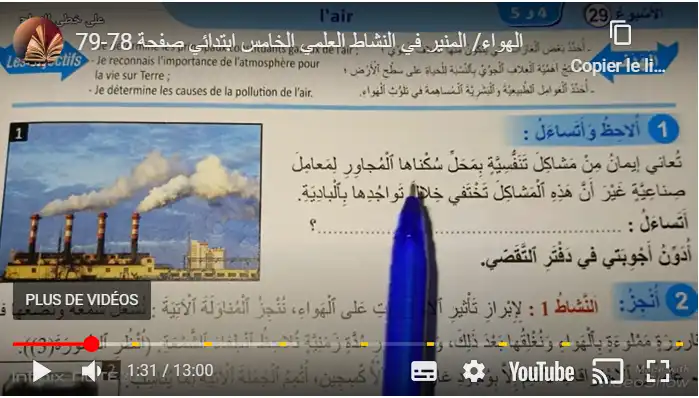 الهواء/ المنير في النشاط العلمي صفحة 78-79