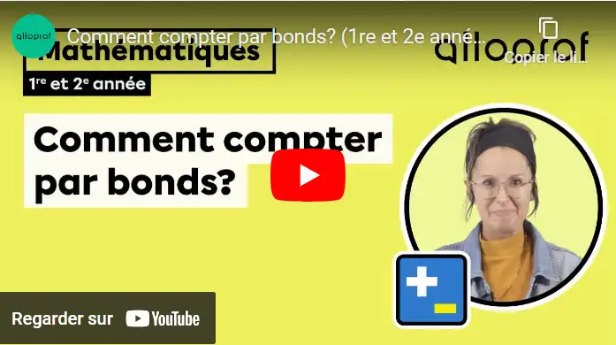 Comment compter par bonds (1re et 2e année) | Mathématiques | Primaire