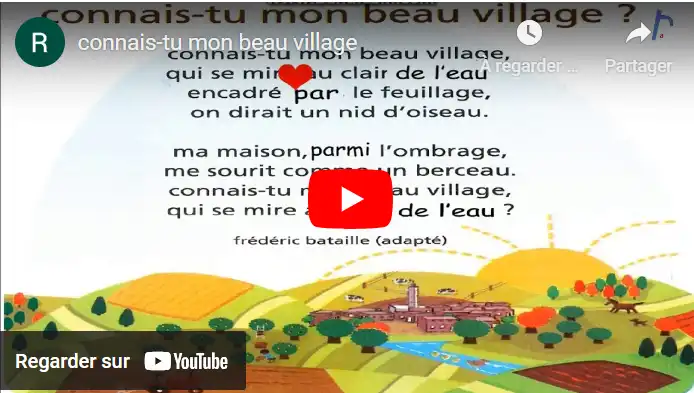 connais-tu mon beau village