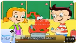  تعلم الأمازيغية - المطبخ - (سوم متحركة أمازيغية)