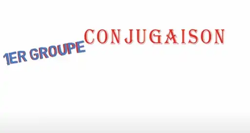 la conjugaison du verbes de 1ère groupe😍