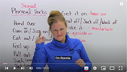 Phrasal Verbs of SEX