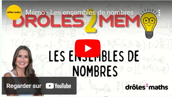 Mémo - Les ensembles de nombres