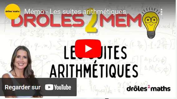Mémo - Les suites arithmétiques